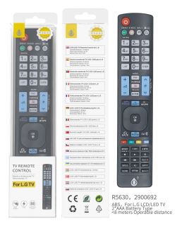 NR9100 NE Mando Universal a Distancia LCD/LED TV Negro – LILI HOME