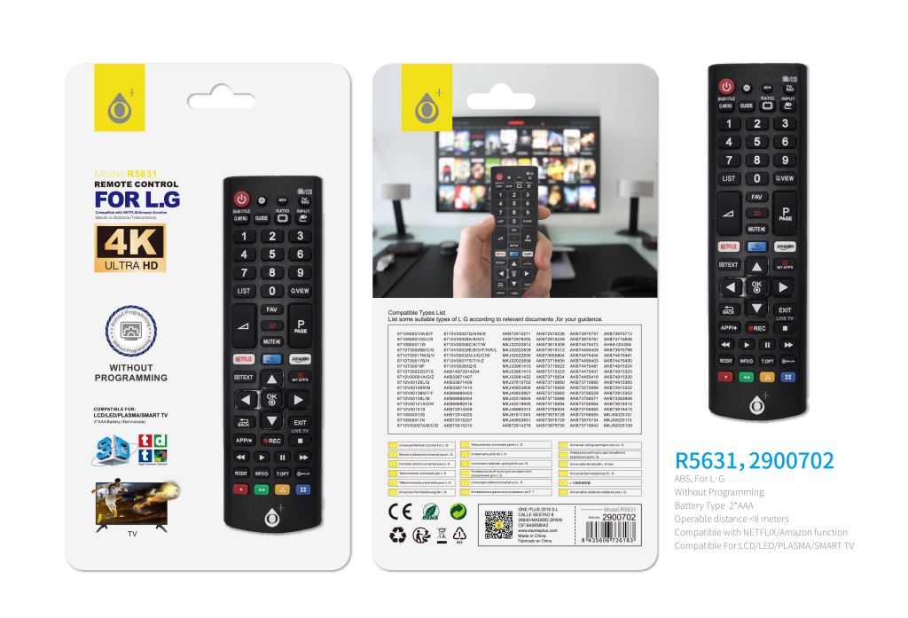 Mando Universal Para TV LG