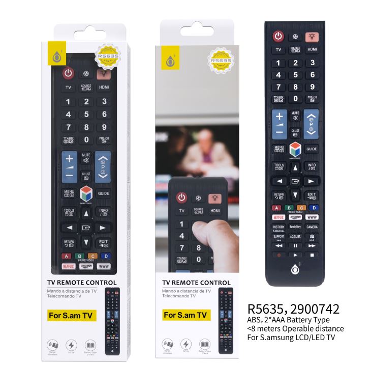 R5632 NE Mando Universal de TV para Panasonic , Negro - JC Accesorios