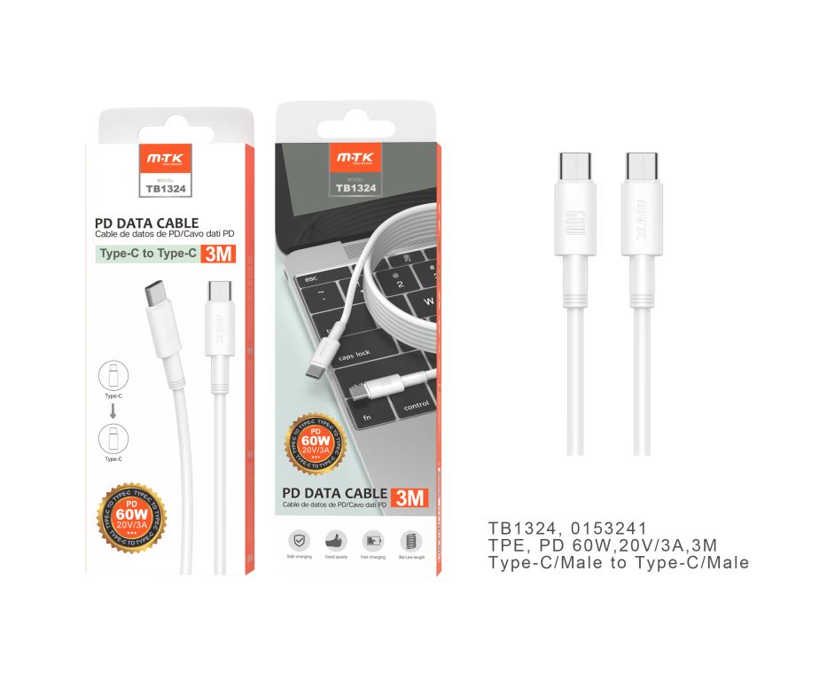 Carga Rápida PD de 5A 20V, Sincronización de Datos de , Cable usb de ángulo USB  3.1 para Computadoras 2m CUTICAT Cable USB C